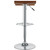 Bentwood Bar Stool Oak EEI-578-OAK