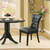 Silhouette Dining Vinyl Side Chair Black EEI-812-BLK