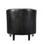 Prospect Upholstered Vinyl Armchair Black EEI-813-BLK