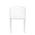 Curvy Dining Chairs Set of 2 White EEI-935-WHI