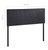 Oliver Queen Upholstered Vinyl Headboard Black MOD-5131-BLK