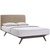 Tracy 2 Piece Queen Bedroom Set Cappuccino Latte MOD-5260-CAP-LAT-SET