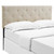 Terisa Queen Upholstered Fabric Headboard Beige MOD-5370-BEI