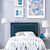 Jessamine Twin Upholstered Fabric Headboard Azure MOD-5374-AZU