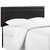 Jessamine King Upholstered Vinyl Headboard Black MOD-5379-BLK