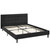 Linnea Full Faux Leather Bed Black MOD-5423-BLK