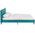 Linnea Queen Fabric Bed Teal MOD-5426-TEA