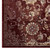 Cynara Distressed Floral Persian
Medallion 5x8 Area Rug Burgundy and Beige R-1111A-58