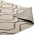 Linza Wave Abstract Trellis 5x8 Indoor and Outdoor Area Rug Beige and Gray R-1136A-58