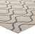 Linza Wave Abstract Trellis 5x8 Indoor and Outdoor Area Rug Beige and Gray R-1136A-58