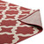 Cerelia Moroccan Trellis 8x10 Indoor and Outdoor Area Rug Red and Beige R-1139E-810