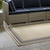 Rim Solid Border 8x10 Indoor and Outdoor Area Rug Gray and Beige R-1140D-810