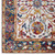 Entourage Samira Distressed Vintage Floral Persian Medallion 8x10 Area Rug Multicolored R-1174A-810