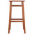 Carter Bar Stool 29", Teak Finish