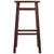 Carter Bar Stool 29", Walnut Finish