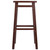 Carter Bar Stool 29", Walnut Finish