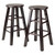 Pacey 2-Pc 24" Bar Stool Set Espresso