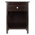 Xylia Accent Table in Coffee Finish