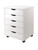 Halifax Cabinet for Closet / Office, 5 Drawers, White