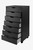 Halifax Cabinet for Closet / Office, 7 Drawers, Black