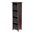 Verona 4-Section N Storage Shelf with 4 Foldable Black Color Fabric Baskets