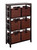 Leo 7pc Shelf and Baskets; one shelf, 6 small baskets; 3 cartons