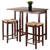 Lynwood 3-Pc Drop Leaf Table with Rush Seat Stool