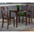 Clayton 3-PC Set Drop Leaf Table with 2 Keyhole Back Chairs