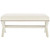 Rivet Performance Velvet Bench Ivory EEI-3067-IVO