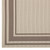 Rim Solid Border 8x10 Indoor and Outdoor Area Rug Light and Dark Beige R-1140A-810