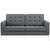 Loft Upholstered Fabric Loveseat Gray EEI-2051-DOR