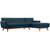 Engage Right-Facing Sectional Sofa Azure EEI-2119-AZU-SET