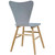Cascade Wood Dining Chair Gray EEI-2672-GRY