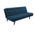 Glance Tufted Convertible Fabric Sofa Bed Azure EEI-3093-AZU