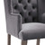 Realm French Vintage Dining Performance Velvet Armchair Gray EEI-3366-GRY