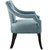 Harken Performance Velvet Accent Chair Light Blue EEI-3458-LBU