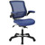 Edge Vinyl Office Chair Blue EEI-595-BLU