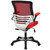 Edge Vinyl Office Chair Red EEI-595-RED