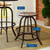 Collect Bar Stool Set of 2 Brown EEI-1603-BRN-SET