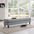 Empress Large Bench Light Gray EEI-2137-LGR