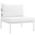 Harmony 10 Piece Outdoor Patio Aluminum Sectional Sofa Set White White EEI-2616-WHI-WHI-SET