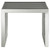 Gridiron Small Stainless Steel Bench Silver EEI-569-SLV