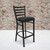 Metal Dining Bar Chair for High Traffic Businesses