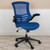Contemporary Task Office Chair with Flip-Up Arms