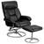 Modern Style Recliner and Ottoman Set