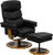 Contemporary Swivel Recliner and Ottoman Set