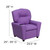 Safety Feature: will not recline unless child is in seated position and pulls ottoman 1" out and then reclines