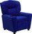 Blue Microfiber Upholstery