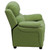 Safety Feature: will not recline unless child is in seated position and pulls ottoman 1" out and then reclines