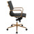 Black Mid-Back Office Chair BT-9826M-BK-GD-GG